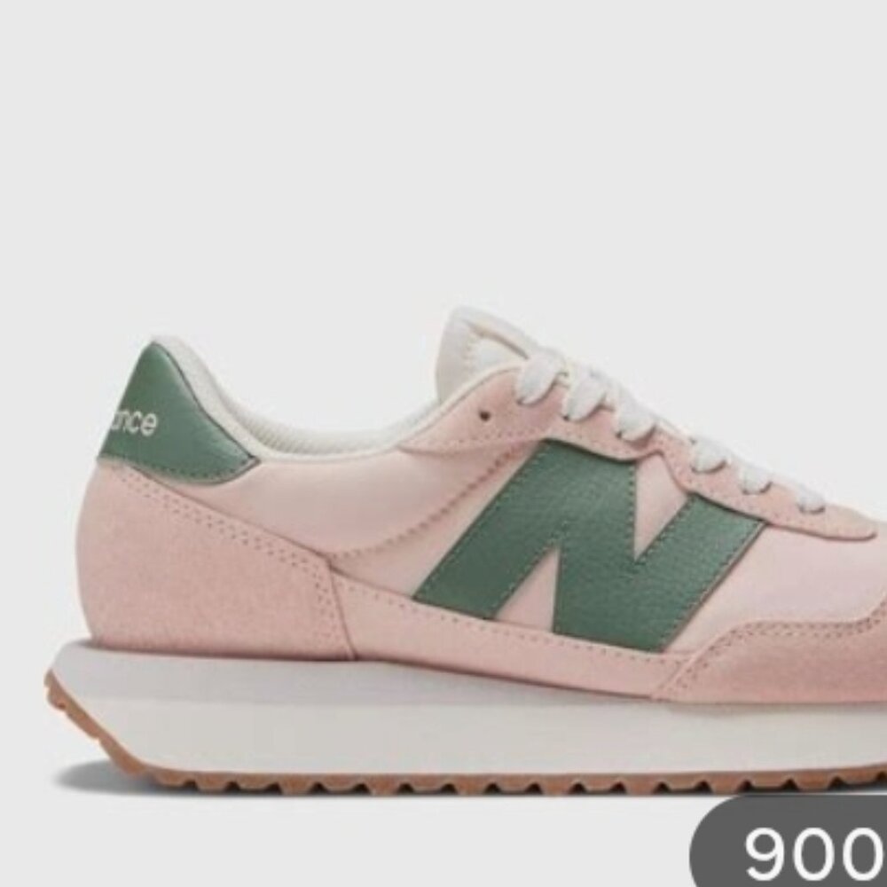 Pink and green New balance 237 's